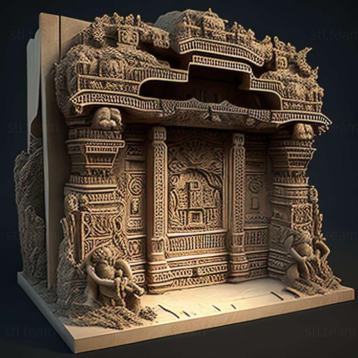 3D model ancient temples (STL)